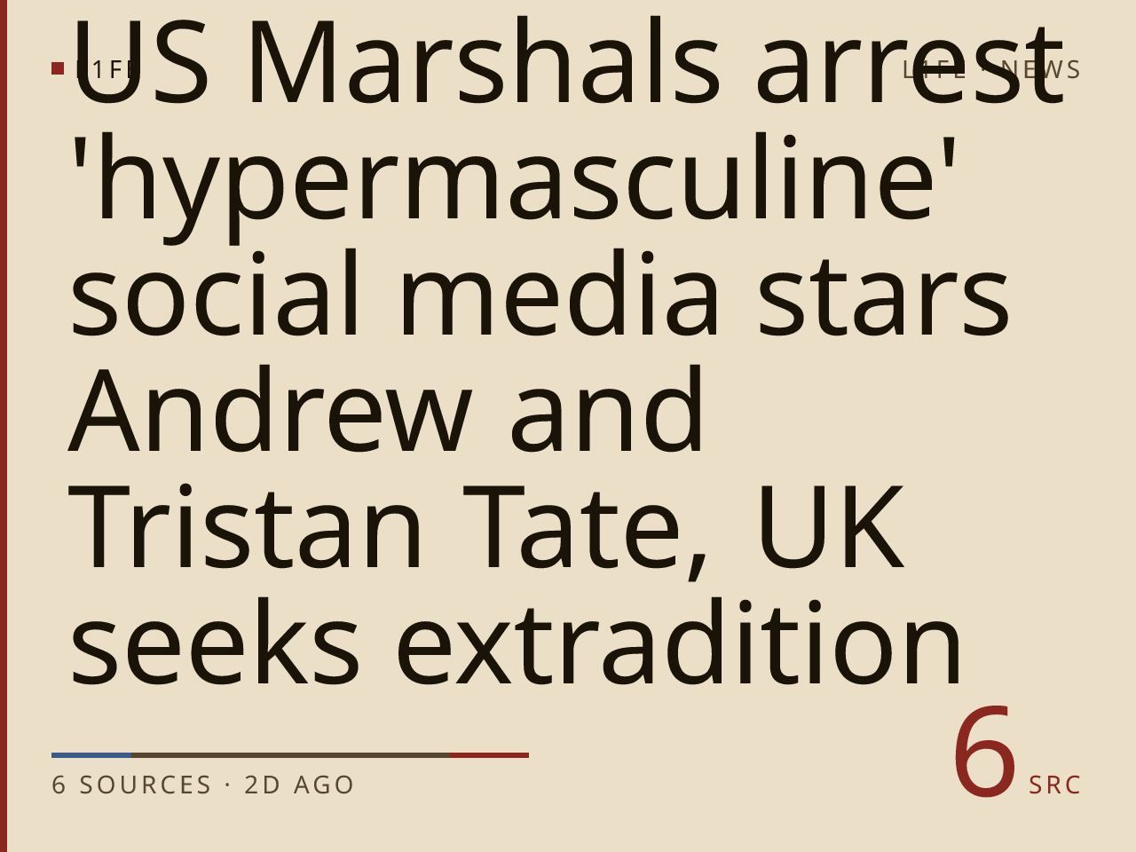 US Marshals arrest 'hypermasculine' social media stars Andrew and Tristan Tate, UK seeks extradition