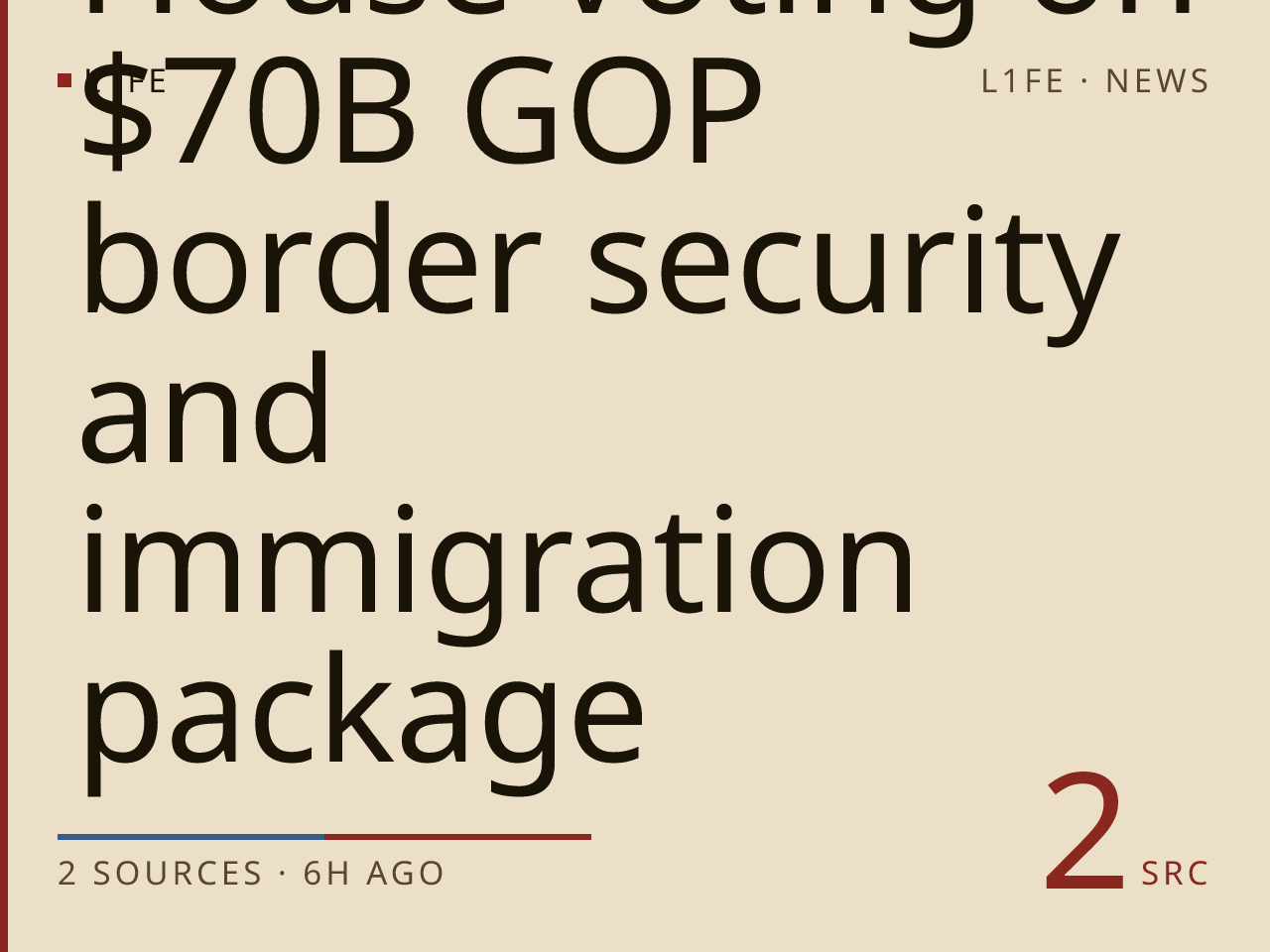 House voting on $70B GOP border security and immigration package