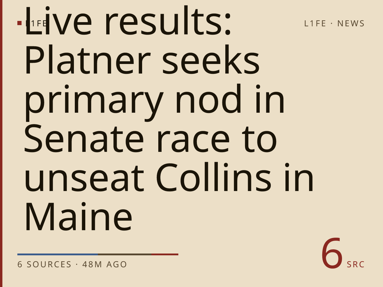 Live results: Platner seeks primary nod in Senate race to unseat Collins in Maine