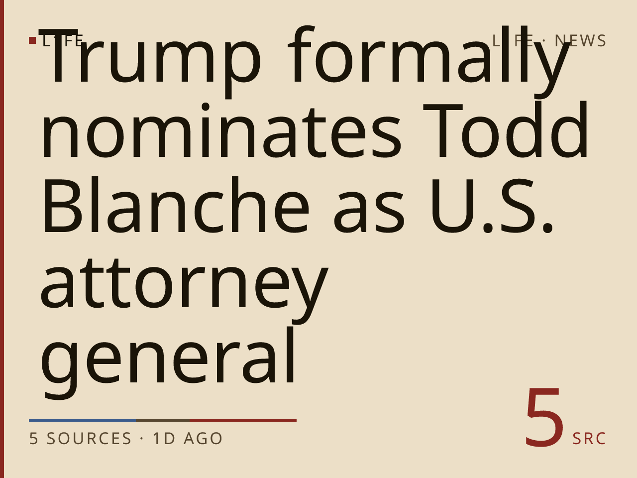 Trump formally nominates Todd Blanche as U.S. attorney general